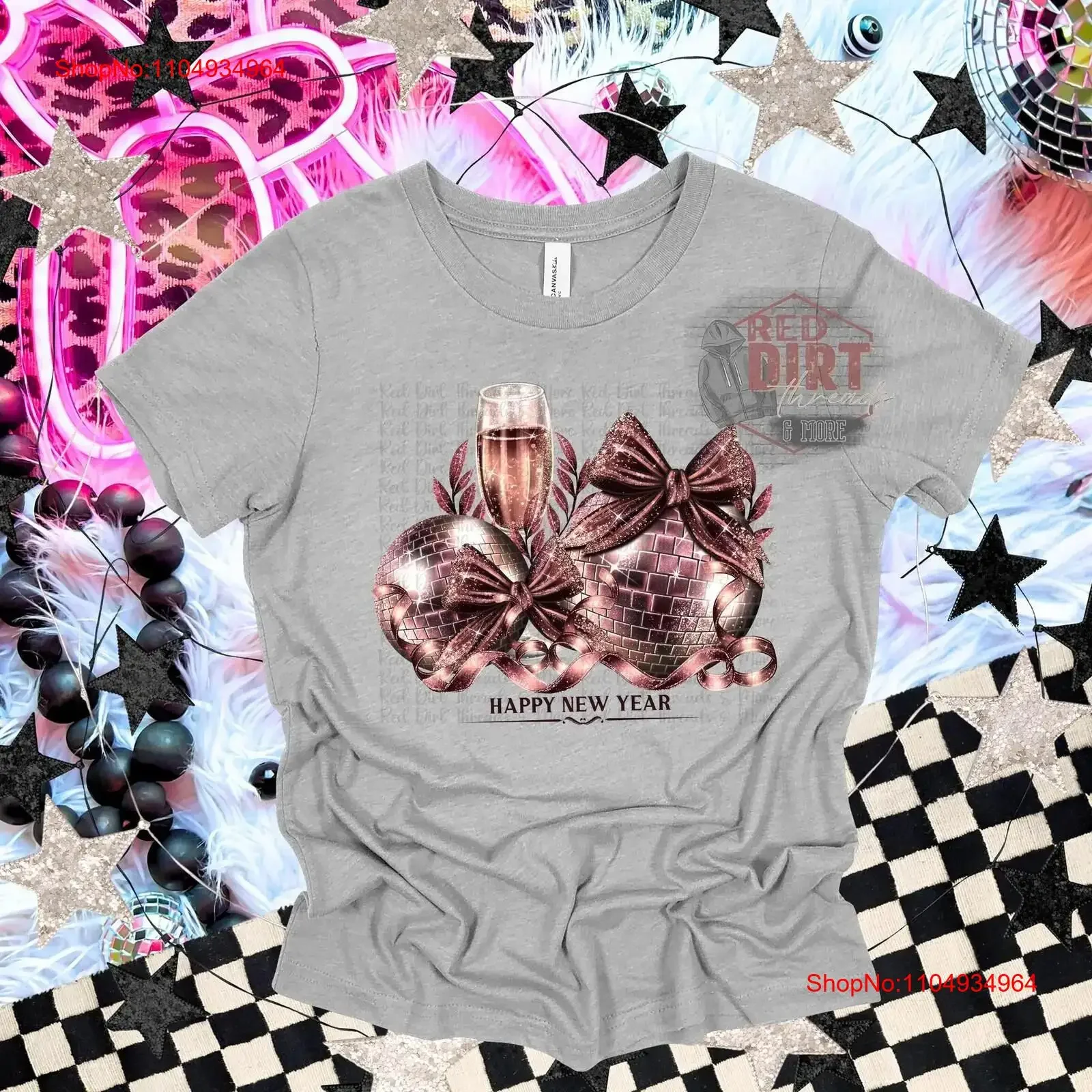 

Happy New Year's T Shirt Trendy Fast Shipping Super SofT for Women Kid's Bella Canvas vintage Washed Slightly Stretched