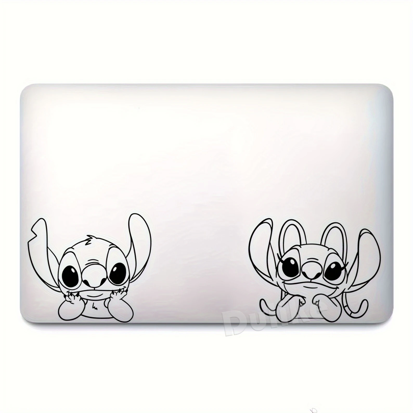 Stitch in Love Vinyl Sticker For Car Truck Bumper Window Decoration, Angel and Stitch Laptop Car Window Decals Decor