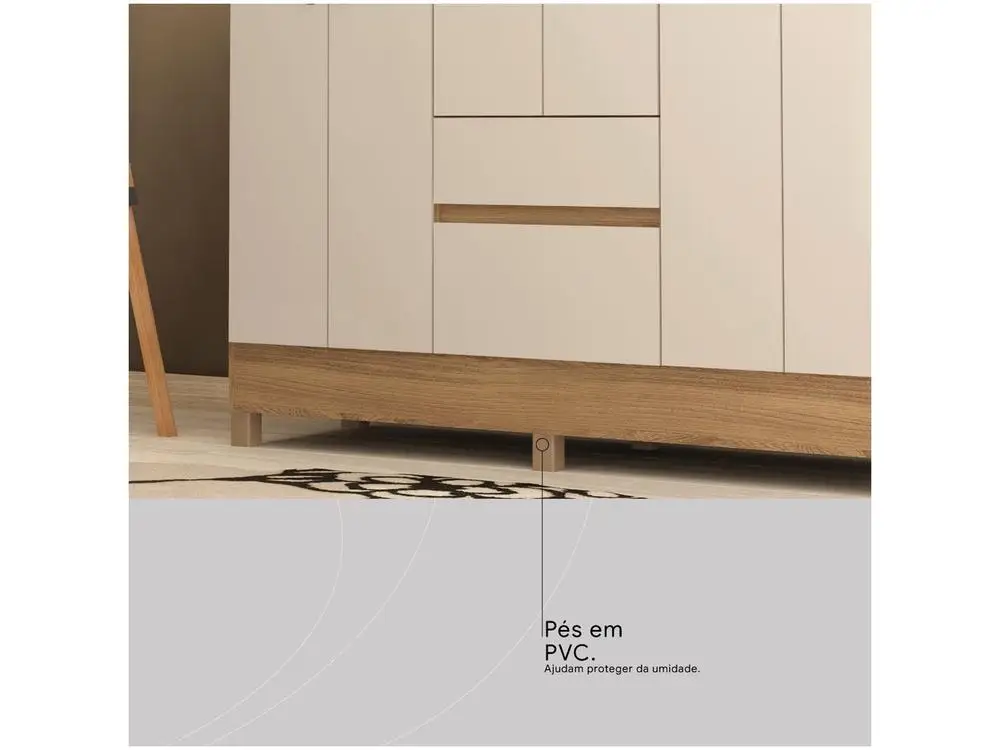 خزانة ملابس زوجين 2 أدراج 6 أبواب ديموبيل فلاش II #6