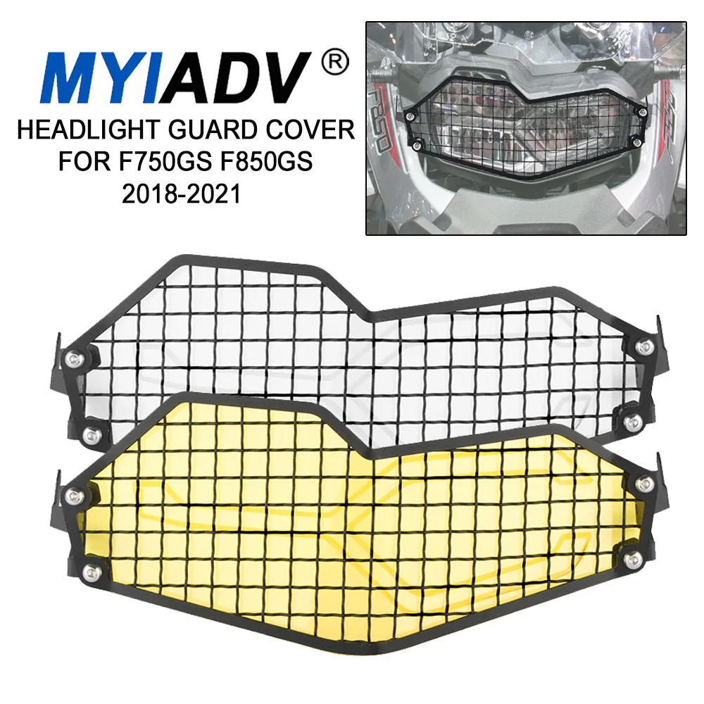 

Motorcycle Headlight Guard For BMW F750GS F850GS F750 F 850 GS F800GS 2018-2024 Protector Acrylic Lamp Patch Grille Cover