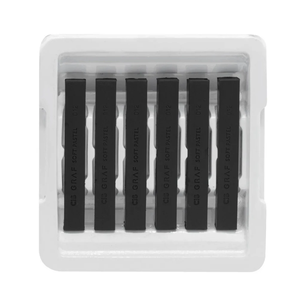 الطباشير الباستيل المجفف الطباشير لينة ، 6 وحدات #2