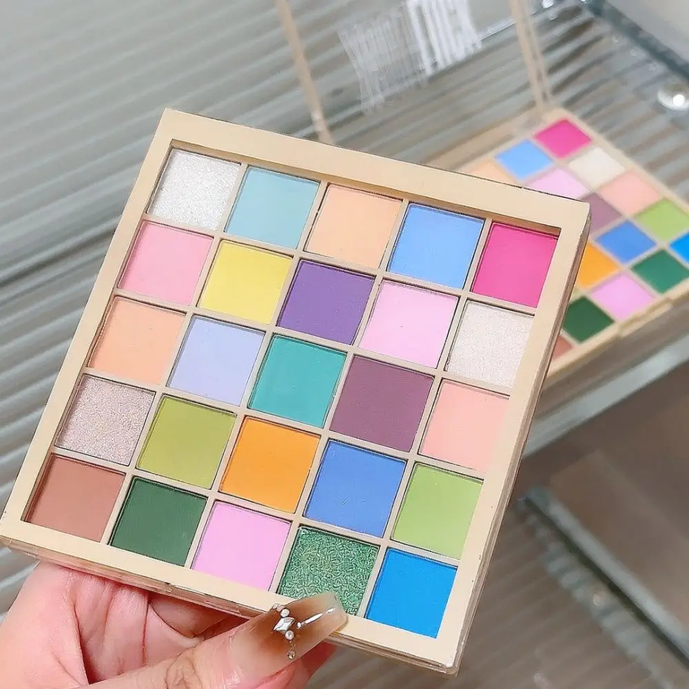 High Pigment Macaron Eyeshadow Palette 25 Colors Professional Makeup Palette For Artistic Stage Cosplay Girl Daily Beauty