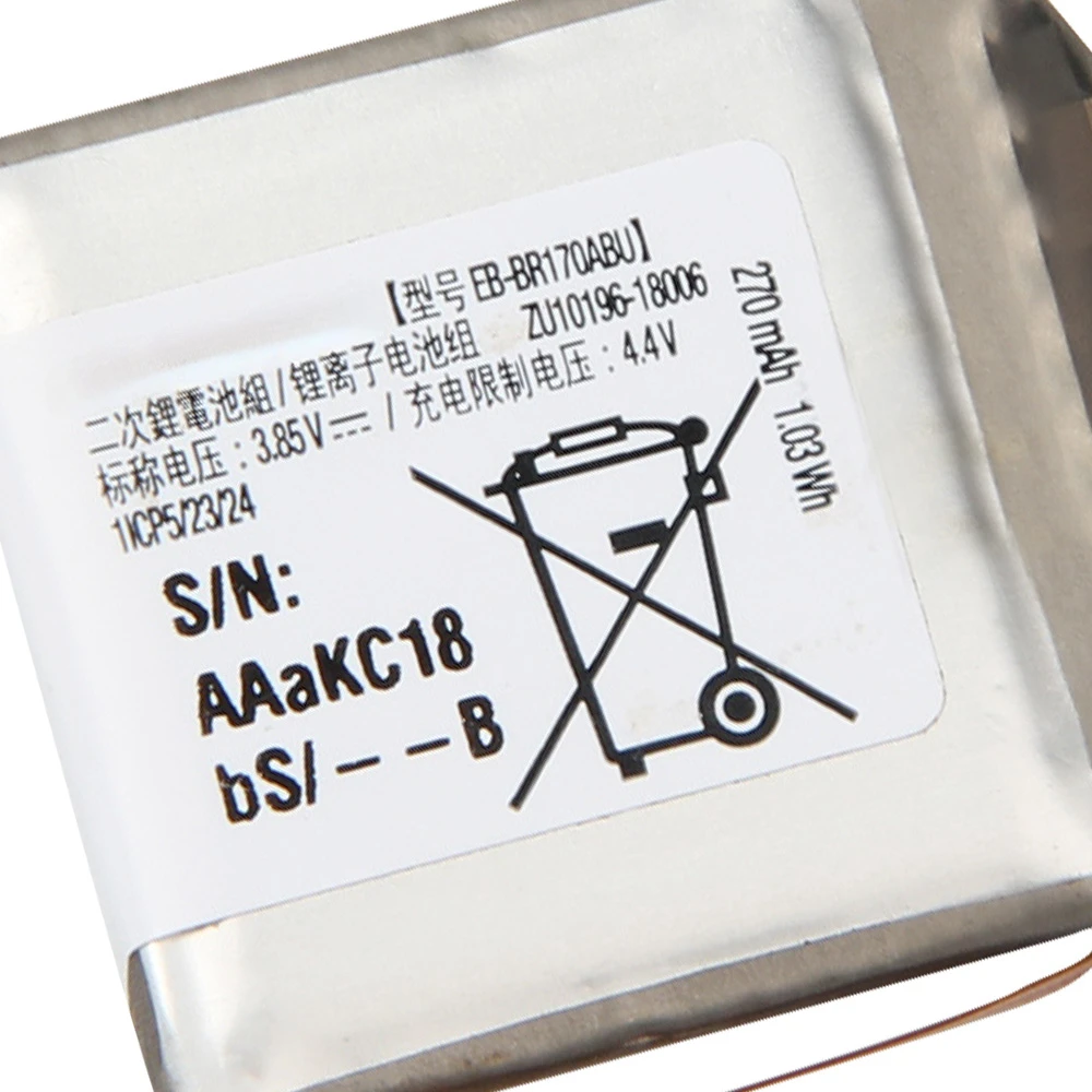 EB-BR800ABU Battery EB-BR170ABU EB-BR810ABU For Samsung Gear S4 SM-R800 SM-R810 R805 42mm 46mm Smart Watch