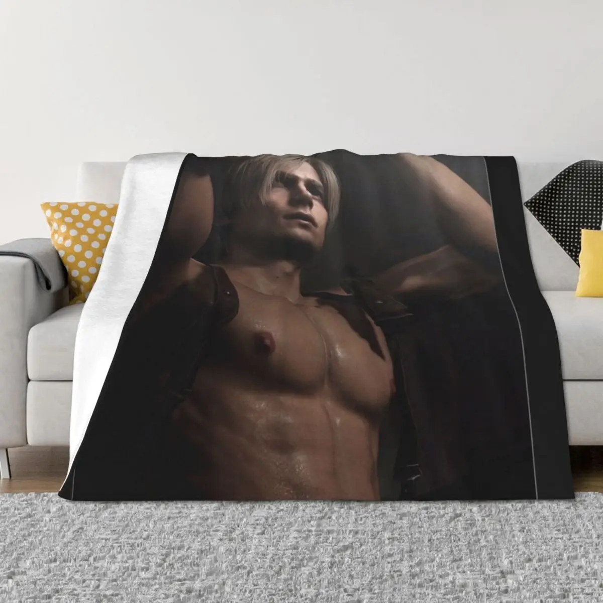 

Leonnn Throw Blanket Flannels Hairy Decorative Sofas Summer Beddings Blankets