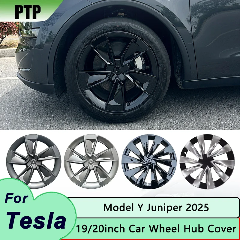 

For Tesla Model Y Juniper 2025 Car Wheel HubCap 19Inch 20Inch Performance Replacement Wheel Hubcap Full Rim Cover Accessories