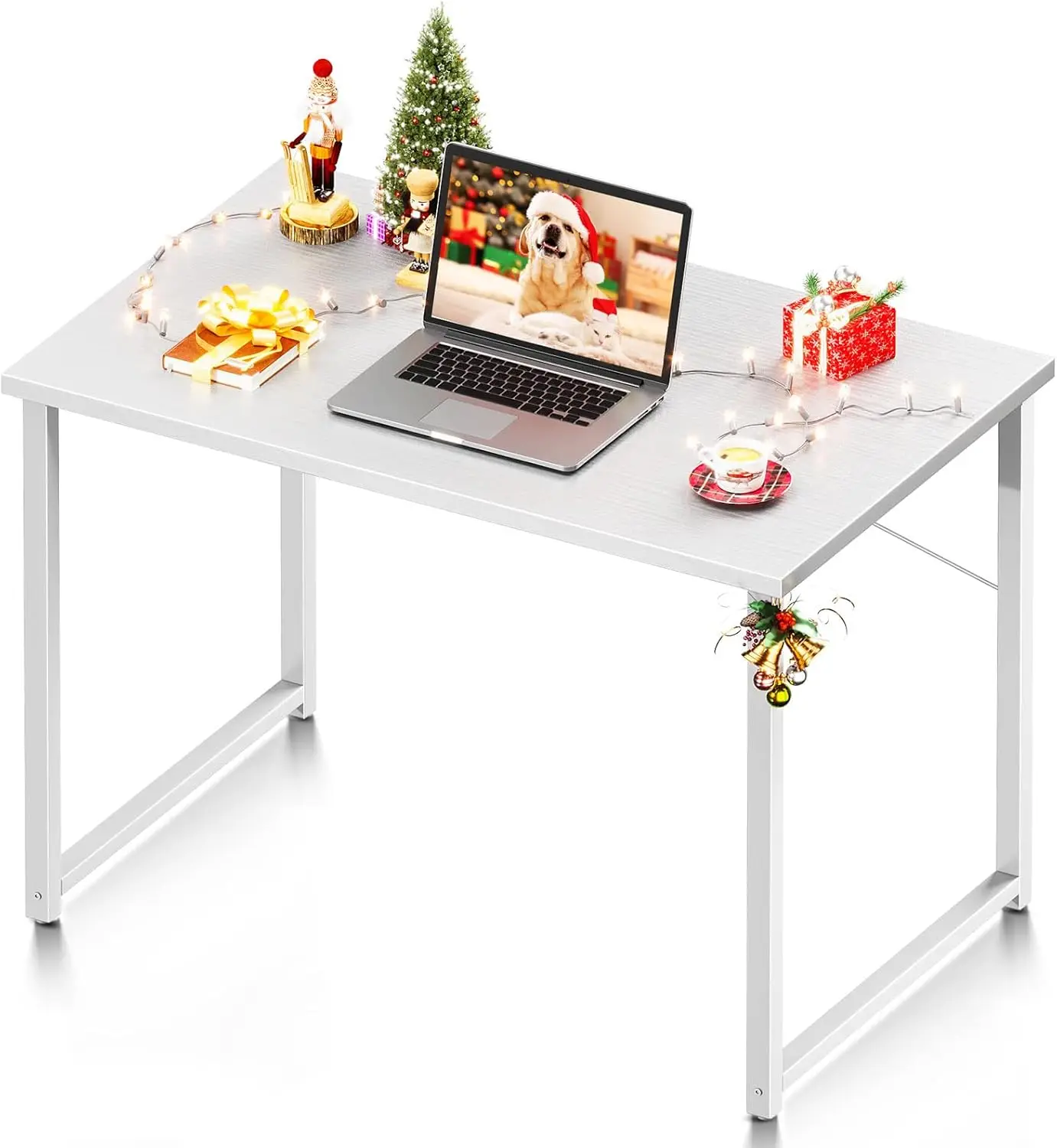 

Маленький компьютерный стол 32 дюйма, стол в современном простом стиле для дома и офиса, письменный стол для учеников, белый