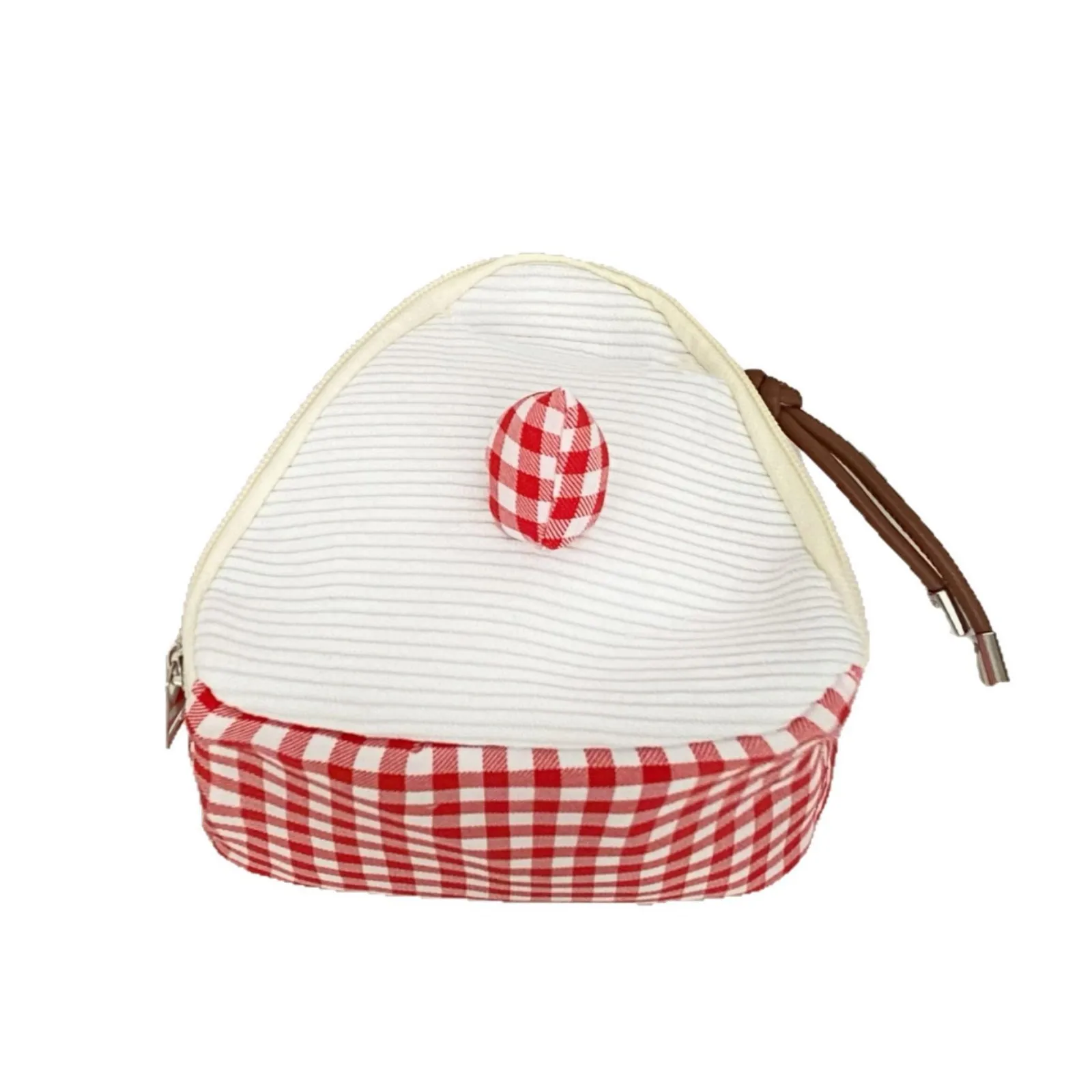 Ladies' Makeup Bags Cute Cake Kawaii Funny Storage Bags Handheld Portable Multi-functional Large Capacity Cosmetic Bag Wash Bag