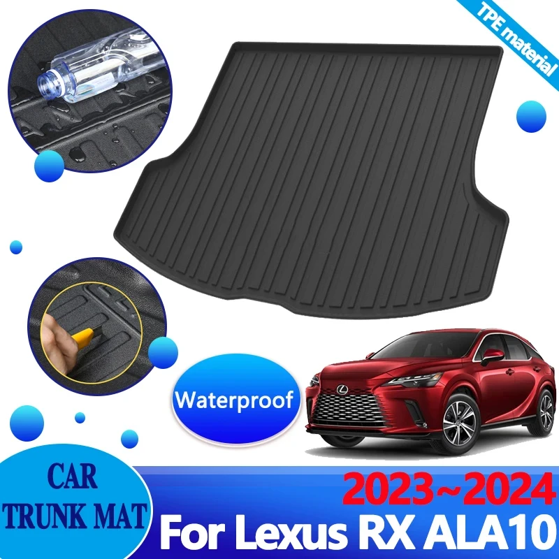 

Car Trunk Cushion For Lexus RX 350 350h 500h 450h+ 2023 2024 Floor Mat Cargo Anti-dirty Carpet Liner TPE Storage Pad Accessories