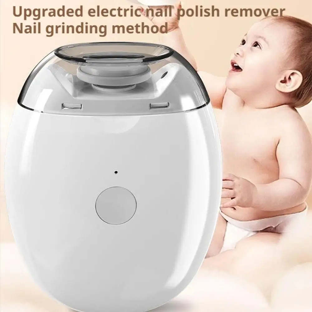 Cortauñas eléctrico 2 en 1 con luz LED, amoladora de uñas automática para bebés y adultos, Mini herramientas de manicura para el cuidado de las uñas