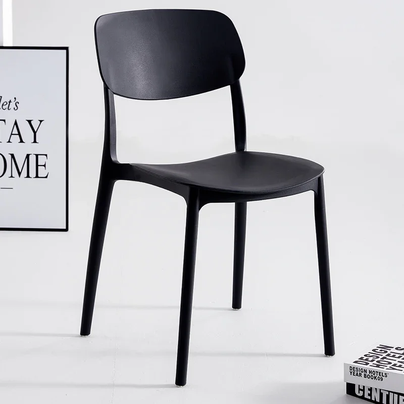 Kitchen Plastic Dining Chairs Nordic Modern European Home Dining Chairs Ultralight