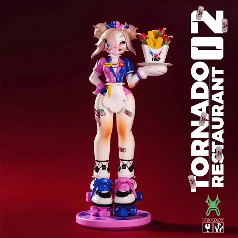 POPDOT トルネードレストラン NO.2 クンニ 22 センチメートル & ミスタープディング 8 センチメートルアクションフィギュア人形模型玩具在庫あり