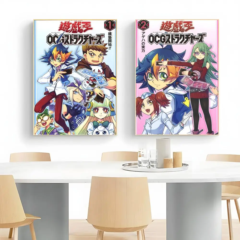 anime tradingcardgame Y-Yu Gi Oh Poster Wall Art Print Decorative Mural Home Decor Gift Unframed
