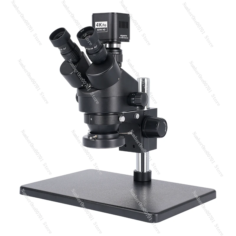 Mobile Phone Repair Microscope Stereo Binocular Trinocular 7-45X Magnifier 4K HD Industrial Electronic Microscope