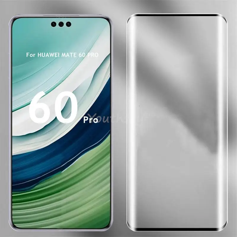 

For Huawei Mate 60 Pro Glass 3D Curved Screen Glass Mate 60 Pro Glass Protect Screen Lens Film Huawei Mate 60 Pro Tempered Glass