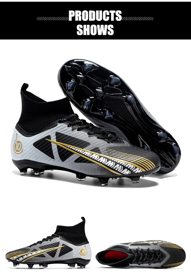 Herren Fußballschuhe Professionelle Original Widerstandsfähige Männer-Trainingsschuhe Atmungsaktive Hochwertige Fußballstiefel Rutschfeste Fußballschuhe – Detail 33