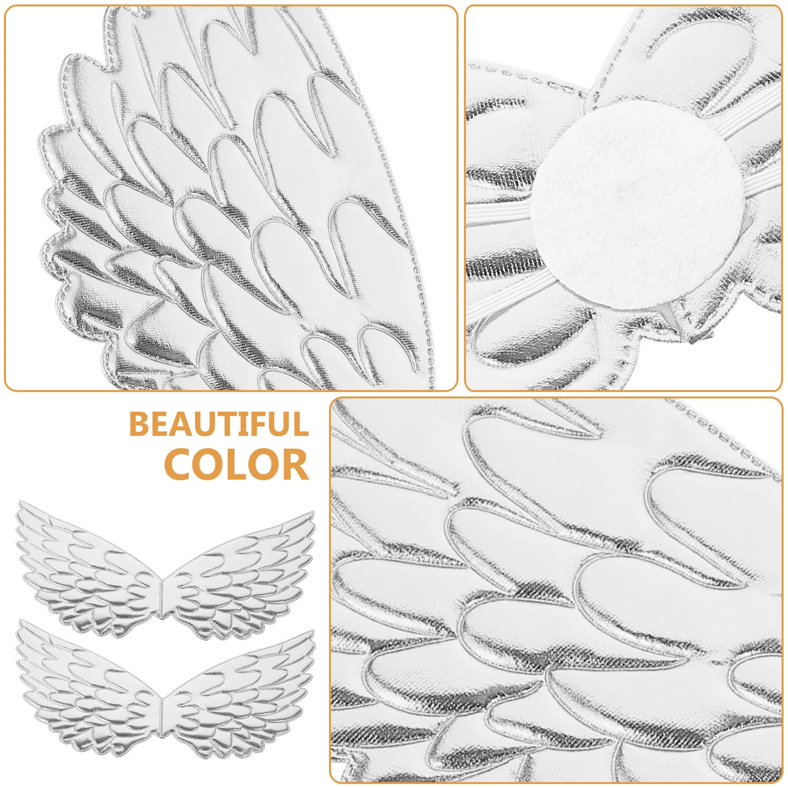 

5Pcs Unicorn Wings Angel Wing Props Colorful Delicate Performance Costume Accessories Creative Unicorn Wings Angel Wing Props