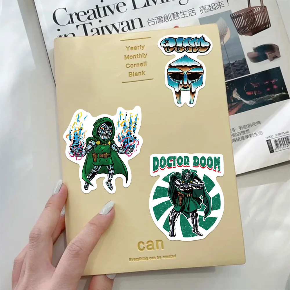 10/50 قطعة الهيب هوب مغني الراب Mf الموت ملصقات المغني الكتابة على الجدران Skateboard بها بنفسك سكيت الهاتف الأمتعة المحمول الغيتار s الشارات لمحبي الاطفال #4