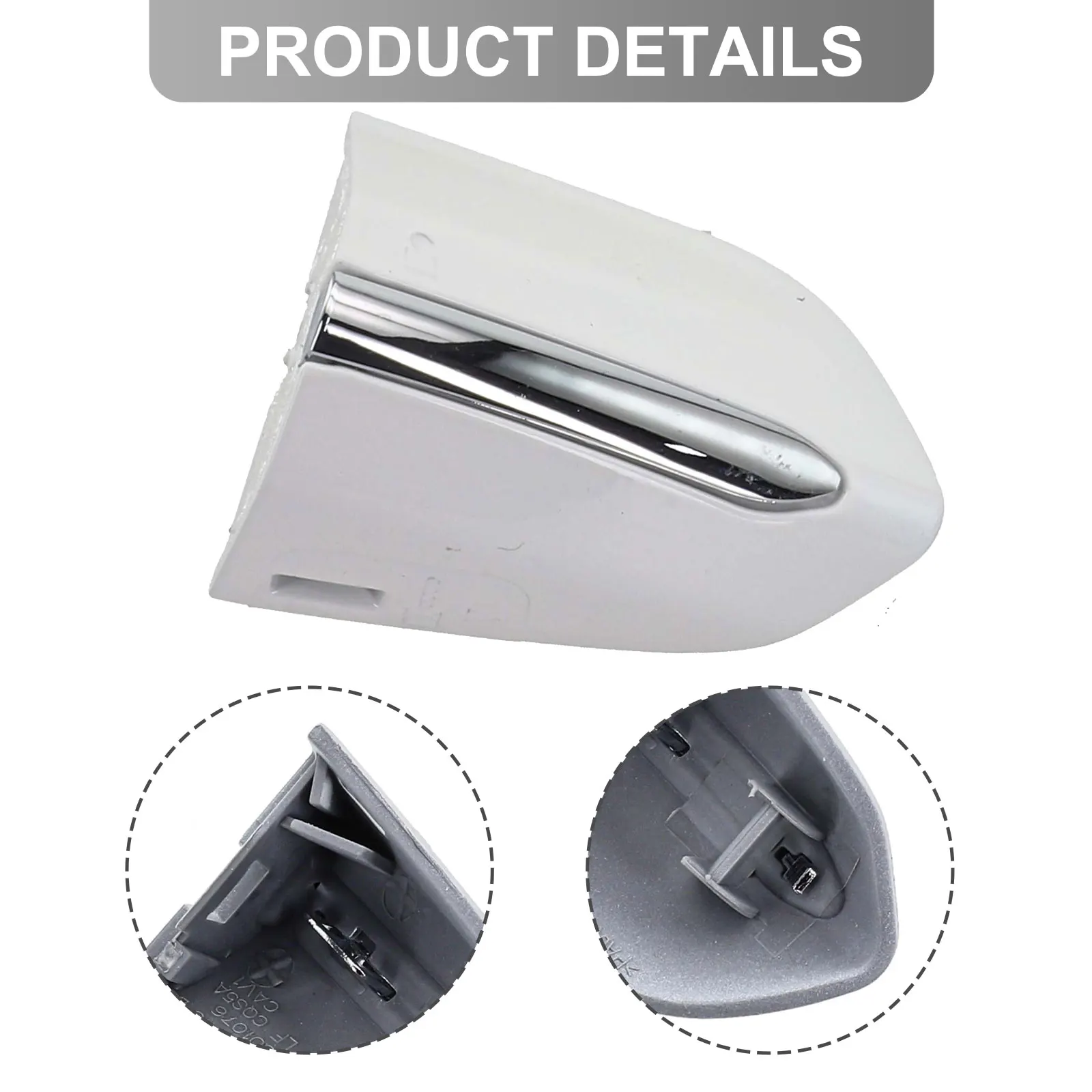 Door Handle Key Bezel Cover Cap Built for Compatibility with For Ford For Fusion (13 20) & Edge (15 20) Lightweight Design