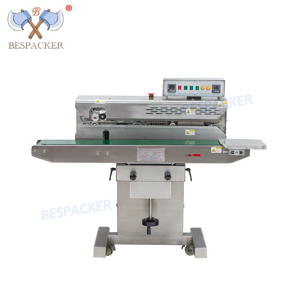 

Bespacker XK-1100H Automatic Horizontal Adjustable Food Heat Continuous Band Sealing Machine For Plastic Bags