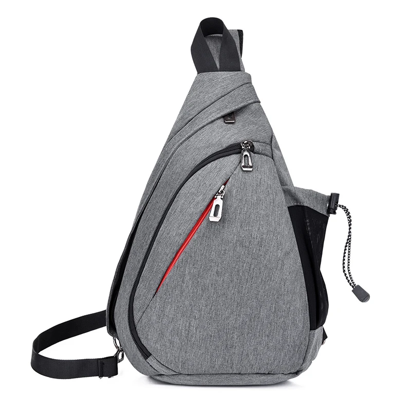 Grande capacidade versátil Crossbody Bag, saco de peito masculino, lazer Sports Storage, mochila de viagem ao ar livre