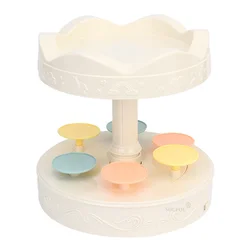 360 Degree Automatic Rotating Dessert Table Rotary Sushi Machine Cupcakes Macarons Turntable Display Wedding Birthday Machine