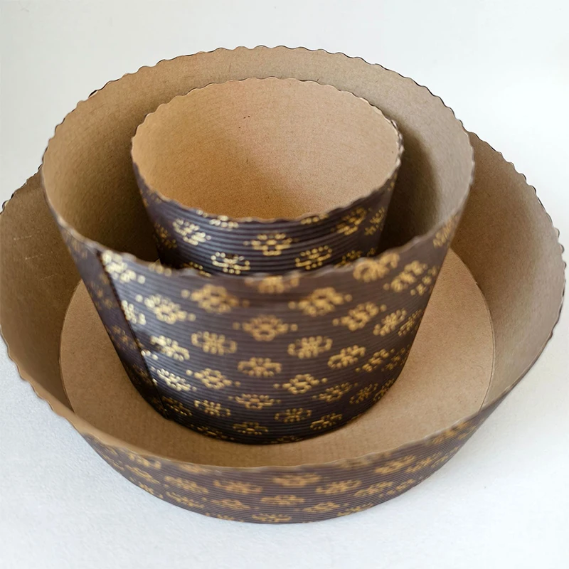 Bandeja de papel de 4/5 pulgadas, molde de paloma, pastelería, pan, pastel, embalaje de cartón, decoración de pasteles, fiesta navideña, herramientas de cocina para hornear, 5 uds.