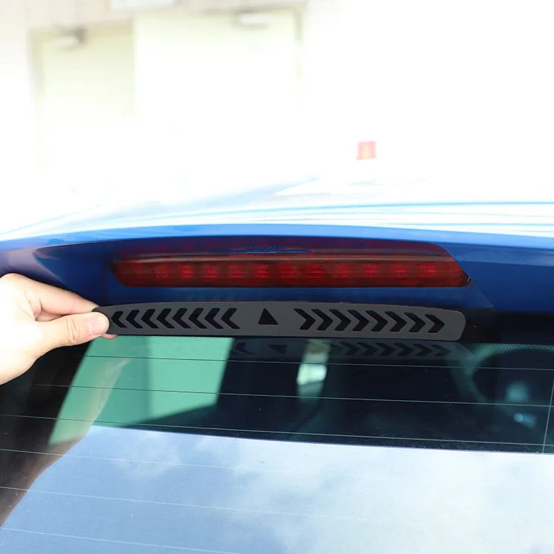 For SEAT Leon MK2 2008-12 Aluminum Alloy Car Brake Light Decorative Cover High-Position Brake Light Protective Cover Accessories