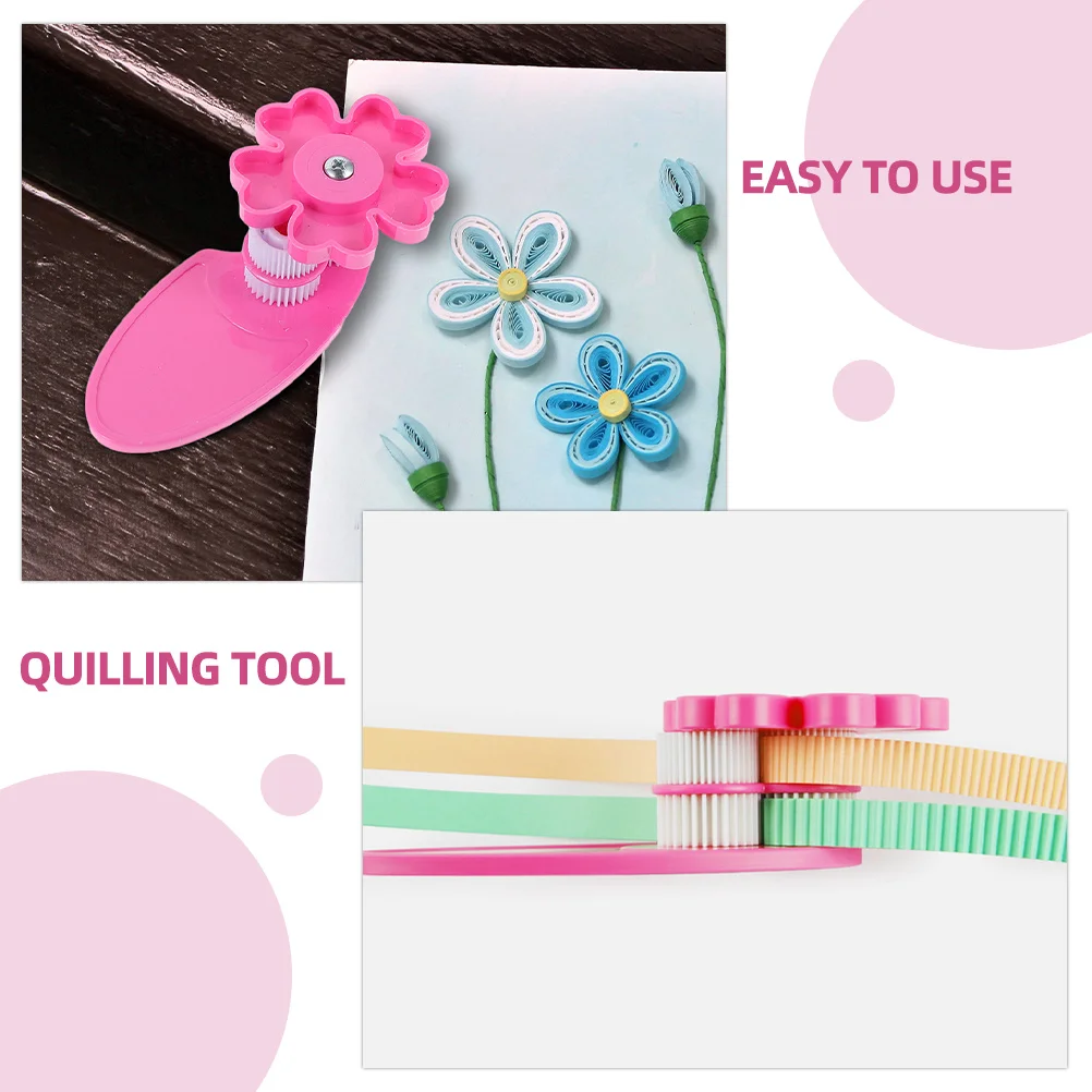 

2Pcs Plastic Paper Quilling Crimper Tool for DIY Crafts Teaching and Paper Curling Durable Essential Quilling Supplies