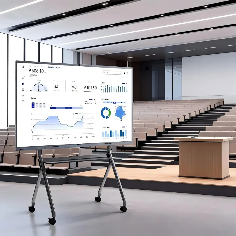 65 75 86 98 Inch Smart Multimedia Interactive Whiteboard UHD 4K Resolution 20/40 Touch Points I5/I7 Processor Android 13