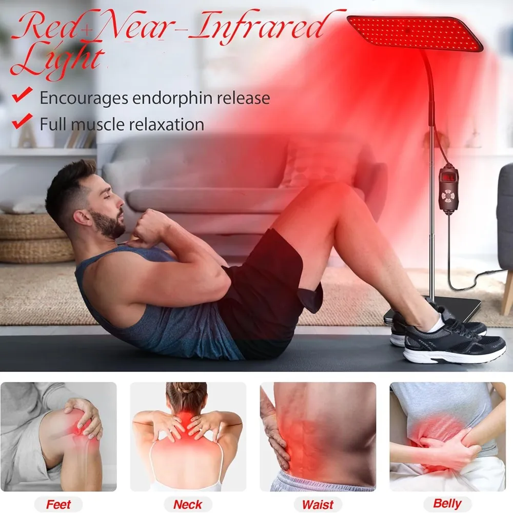

Full Body Muscle Relaxation Near Infrared Red Light Panel Lamp 660nm 850nm