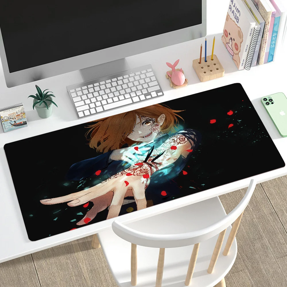 

Jujutsu Kaisen Kugisaki Nobara Mousepad Mouse Mat Desk Mat With Pad Gaming Accessories Prime Gaming XXL Keyboard Pad Padding Ma