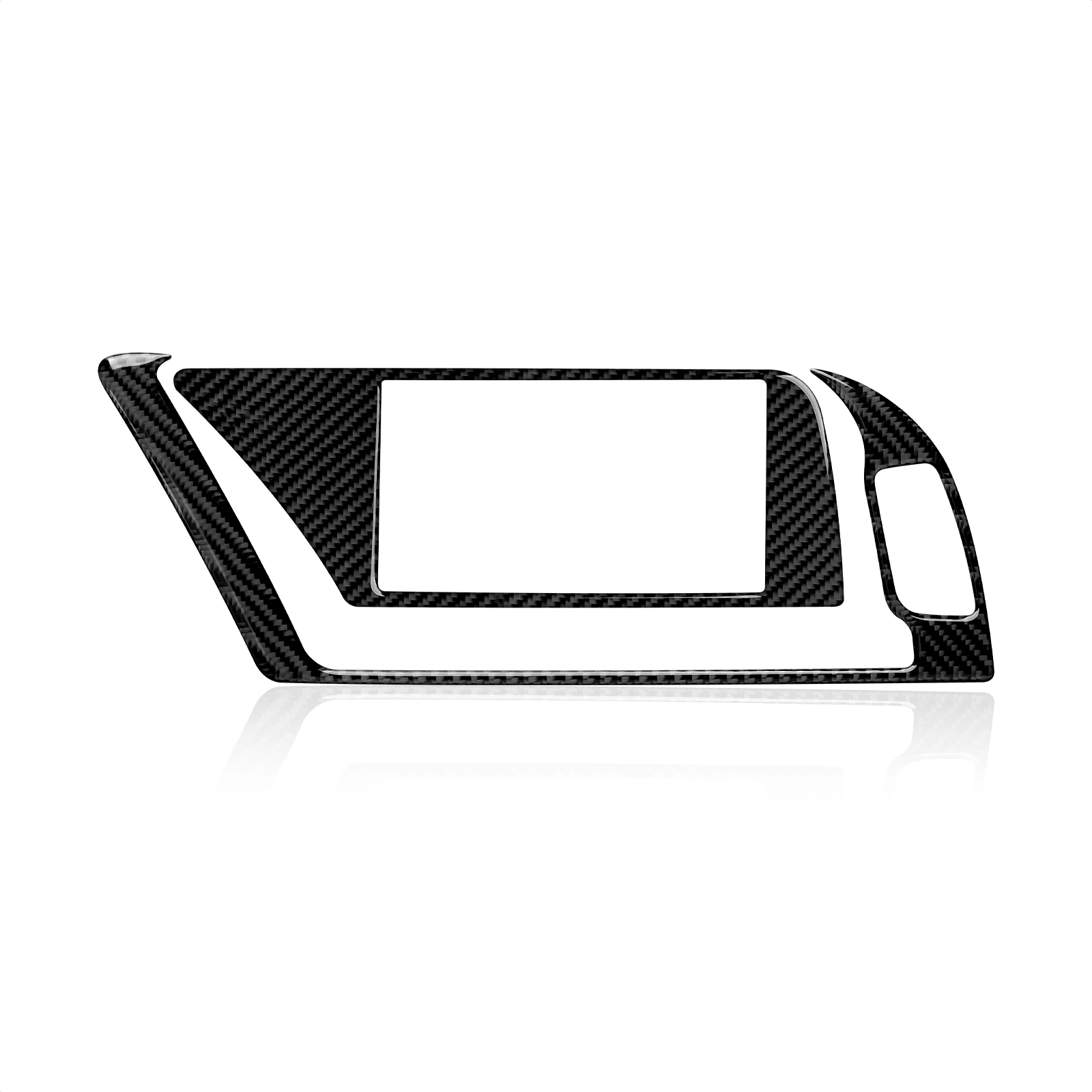 For Audi A4 S4 RS4 A5 S5 RS5 (2007-2016) Car Center Console Navigation Display Screen Panel, Carbon Fiber Interior Stickers view 5