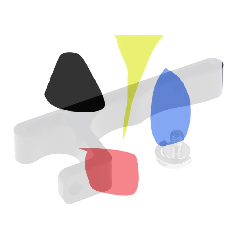 

Ручка фонарика из алюминиевого сплава с винтами 1/4 UNC для аксессуаров для фонариков Convoy 3X21B 3X21C 3X21D 3X21E