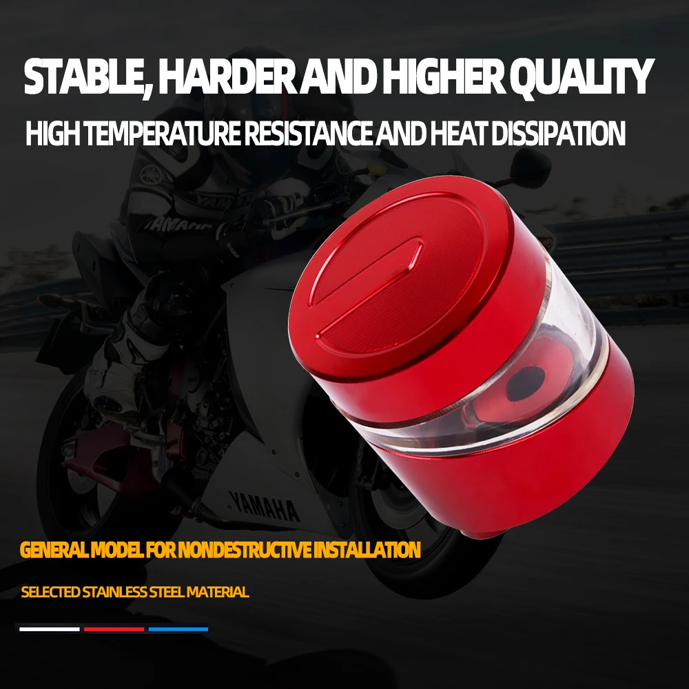 Motorcycle Front Rear Brake Clutch Cylinder Oil Fluid Reservoir Cup Tank For Honda Yamaha XMAX Suzuki Kawasaki BMW Accessories