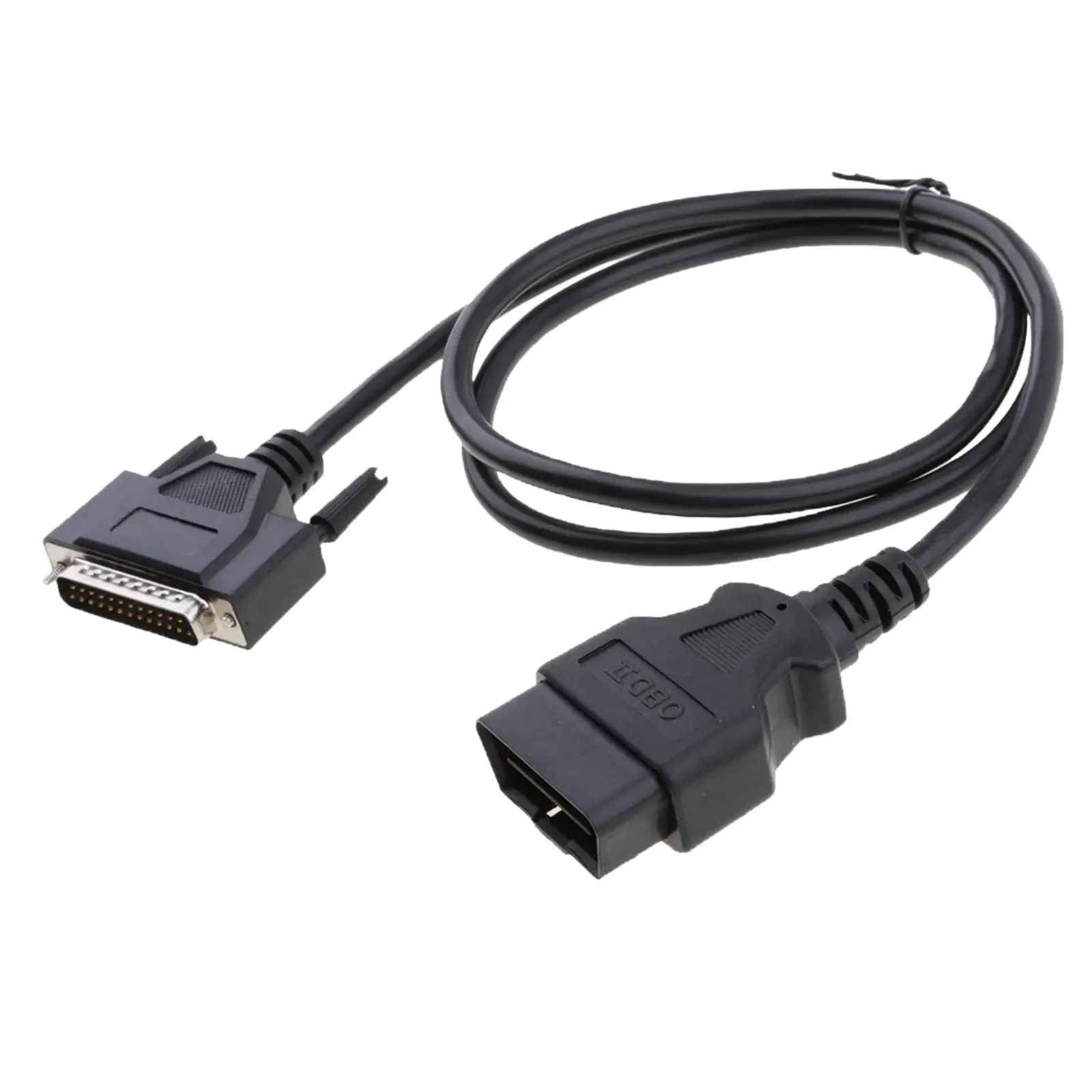 16 Pin OBD II Connector Cable Extension Plastic Metal Wire Tester Car Diagnostic Scanner for Garage Use