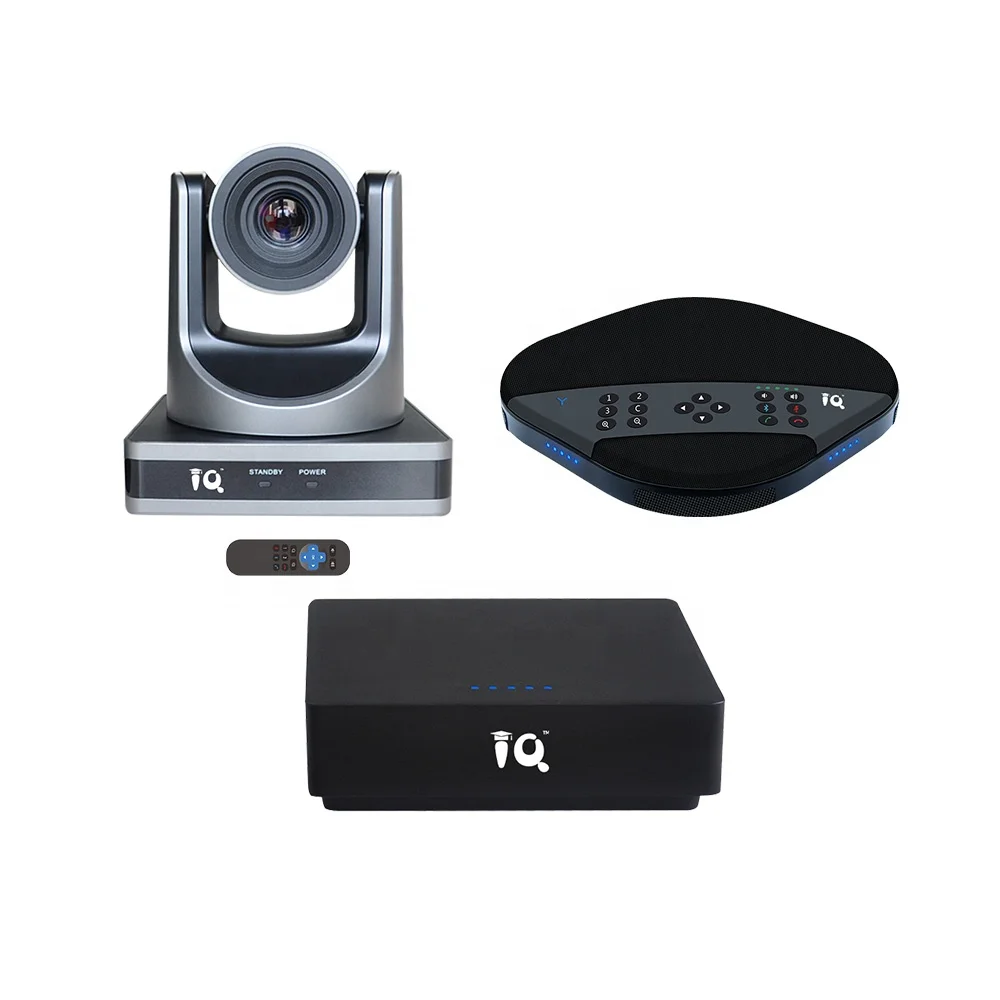 Video Conferencing System JoinGroup AVS200 Bundled with a ptz camera and a speakerphone and a compact hub for easy USB cabling