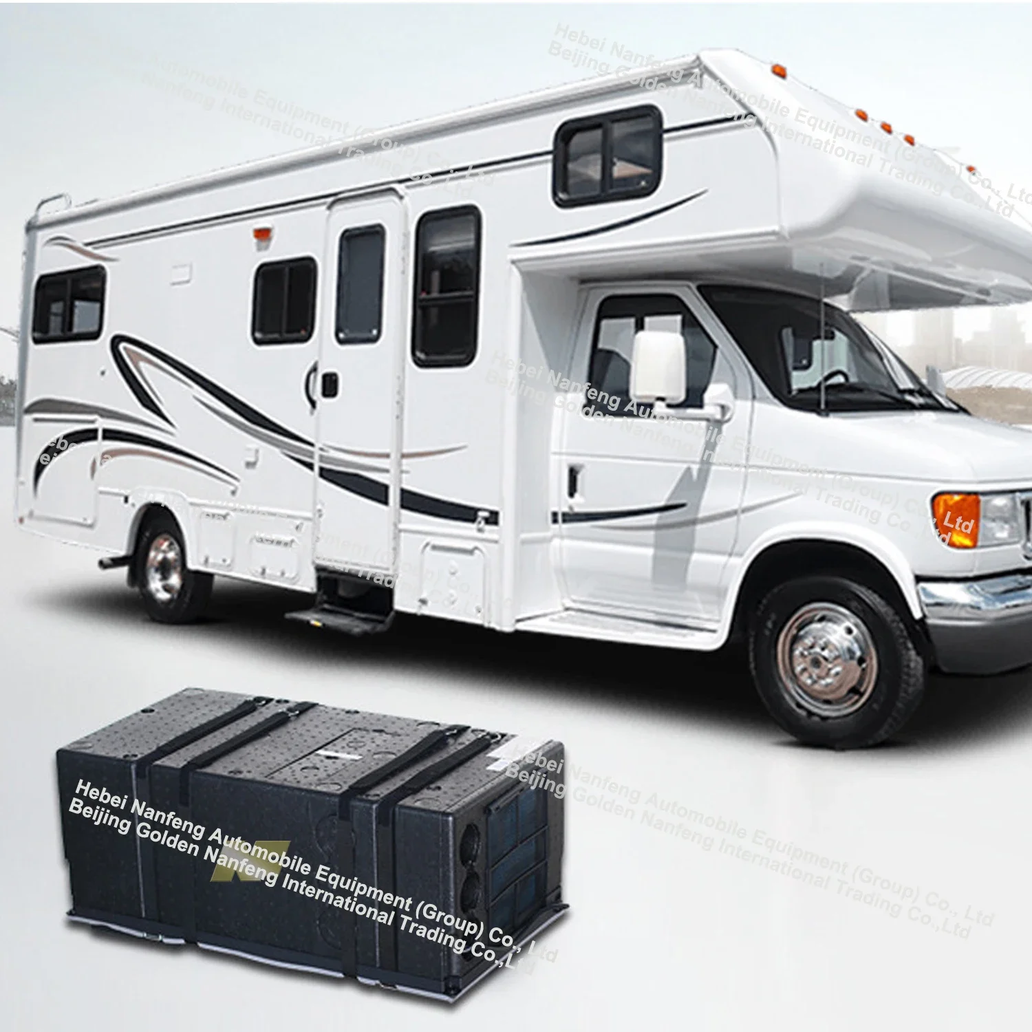 NF 220V RV Camper Camper Aire acondicionado inferior 110V/60Hz debajo del banco Caravana Aire acondicionado para rv