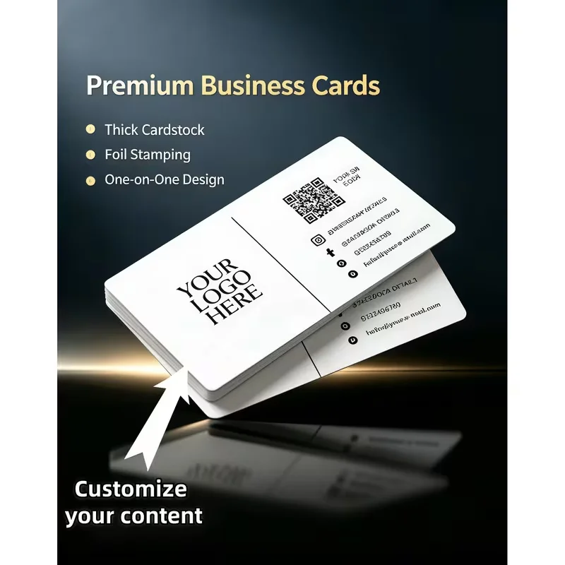 Customized Personalized Business Cards Single-Sided Printing Photo Customization Invitation Cards Suitable for Graduation And We