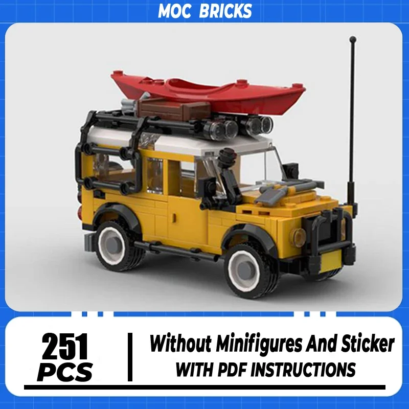 

Moc Building Bricks Mini Defender 110 Car Model Technology Modular City Car Blocks Construstion Toy DIY Set Assembly Gifts