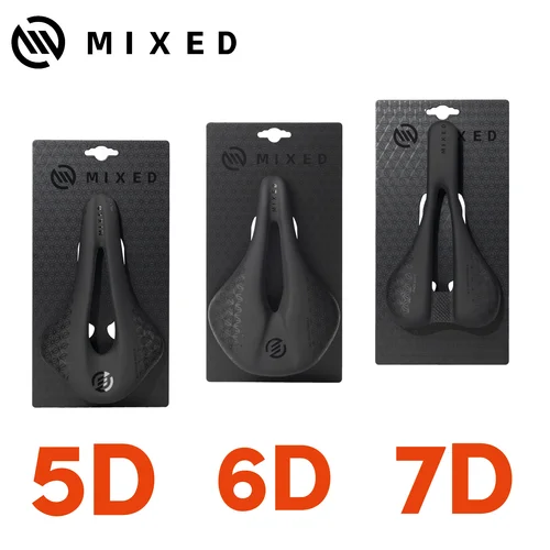 Imagen 2 del producto Juego de sillín de bicicleta de fibra de carbono, ligero, mezclado, 5D, 6D, 7D, accesorios para bicicleta, bicicleta de carretera/montaña