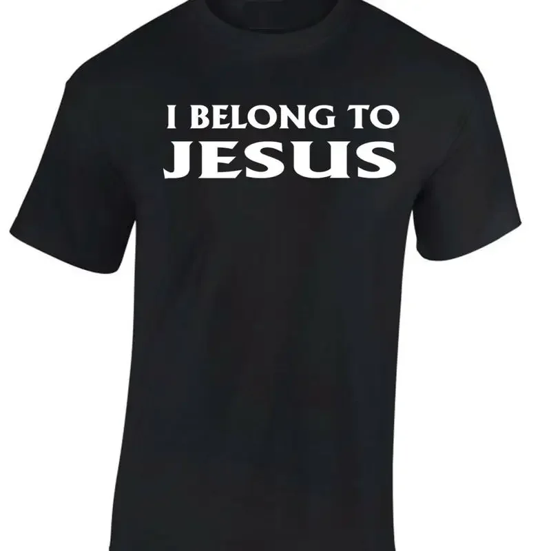 T-shirt pour hommes et femmes « Je suis à Jésus » Religieux Église Dieu Spirituel Ciel