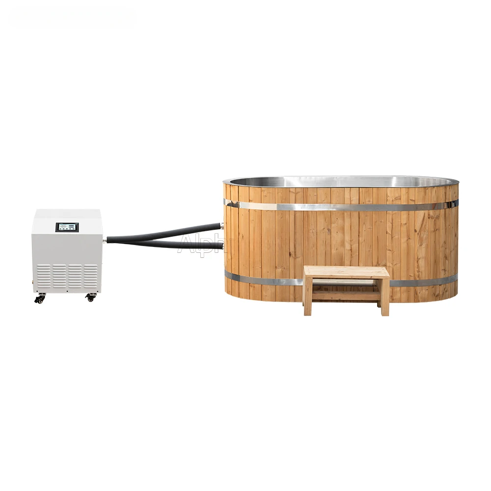 Alpha sauna Commercial Cold Plunge Tub With Water Chller