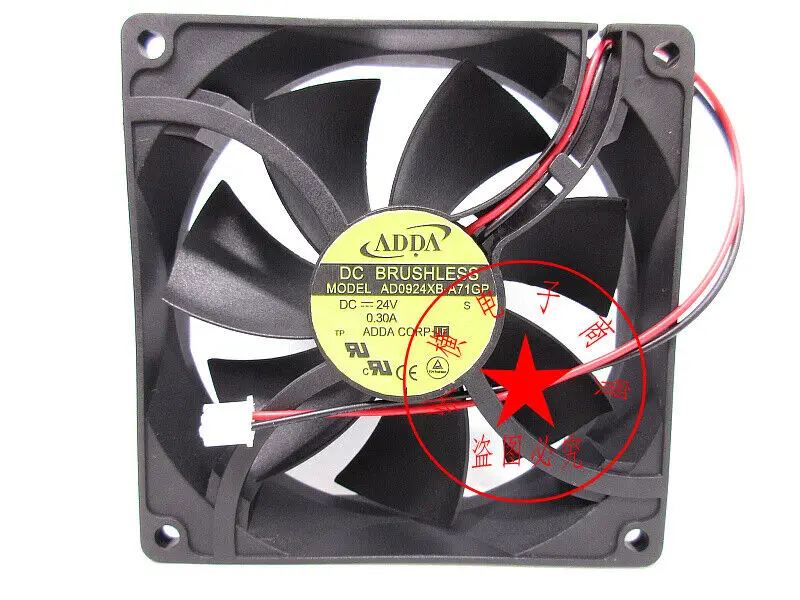 

Original ADDA AD0924XB-A71GP 24V 0.30A 9025 Gale Volume Inverter Cooling Fan #