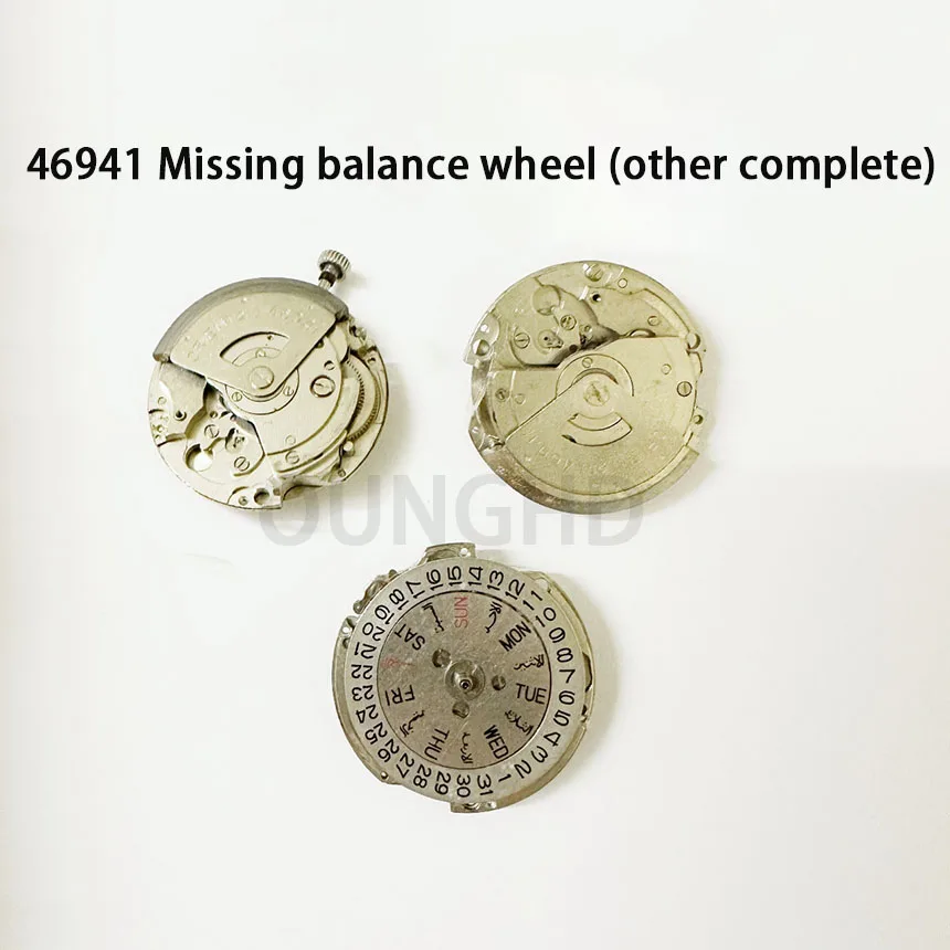 Applicable to the Japanese original Shuangshi 46941 movement without balance wheel (other complete) for disassembling accessorie