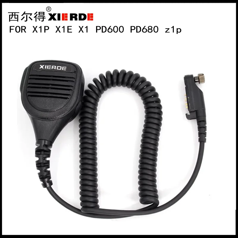 

XIERDE для X1P Z1P X1E PD600 PD602 PD605 x1P Pd680 PD682 PD685 Hytera рация ручной микрофон плечевой микрофон