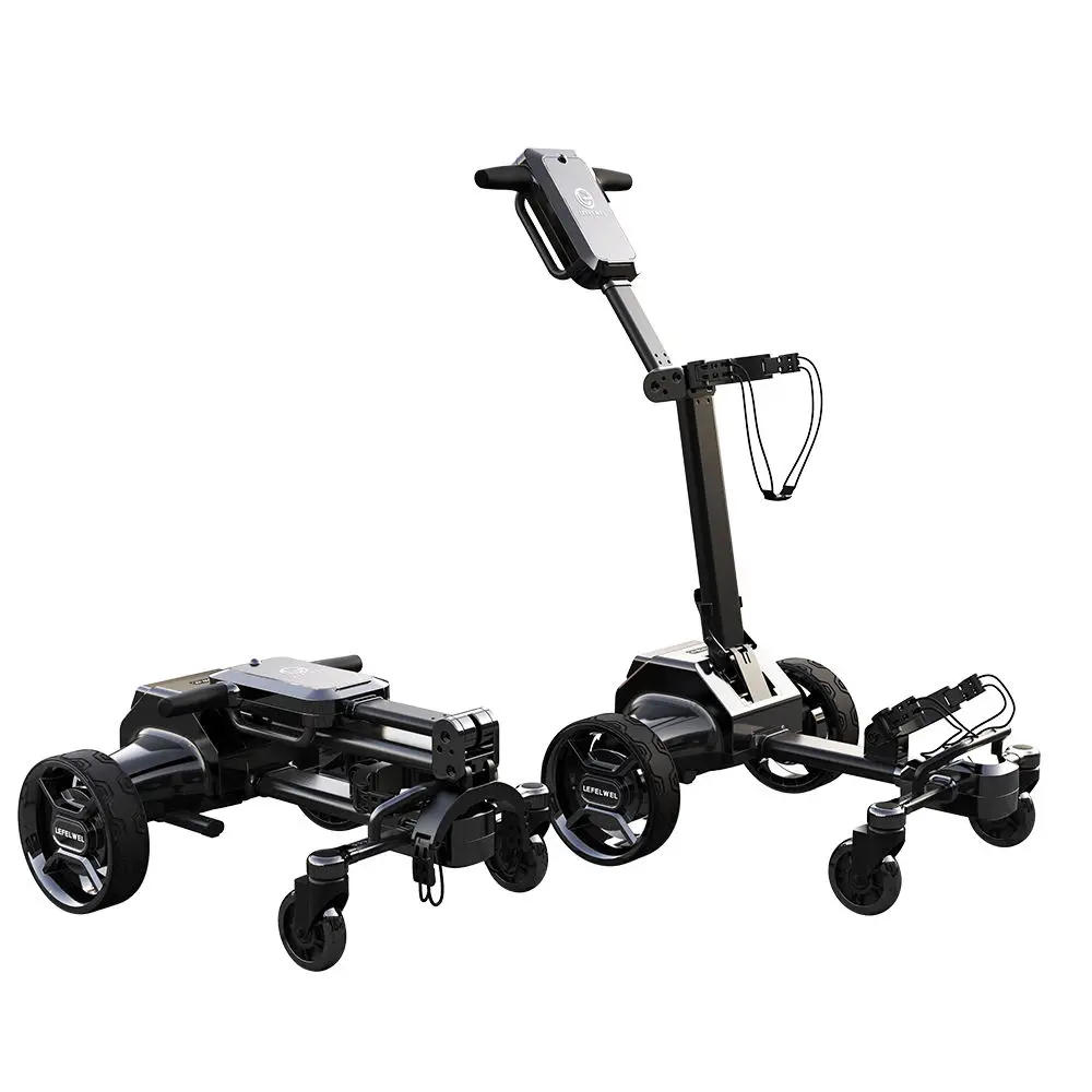 

36-45 Holes Electric Trolley Golf Smart Follow Me Golf Trolley Rechargeable Lithium Battery Golf Cart