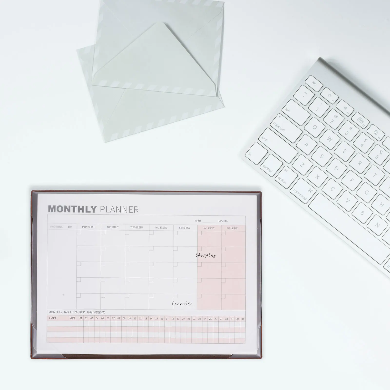 

Calendar Notepad Desktop Pvc Monthly Planner Student Blank Calendar Sheets Portable Office Use