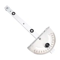 Miter Gauge Table Saw Woodworking Table Saw Angle Ruler Router Angle Miter Gauge Silver With Track Stop Backer