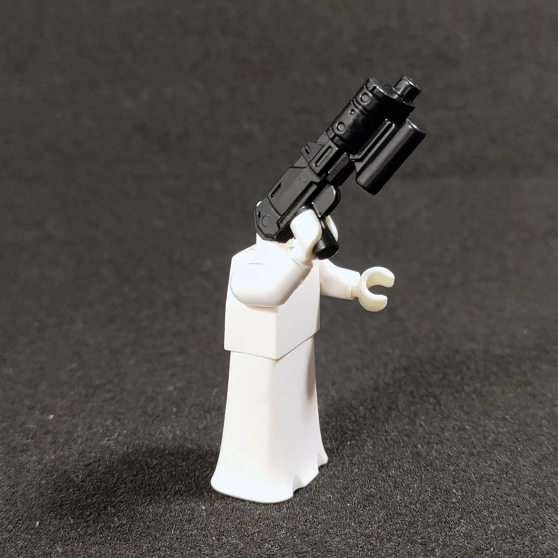Koruit 5PCS Star Space W Weapons For 4cm Mini Dolls Gun Accessories MOC Building Blocks Brick Toys For Children