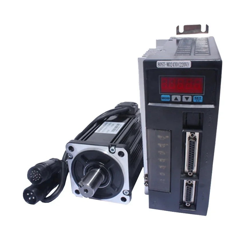 130ST-M10025 220V 2.6KW AC Servo Motor 10N.M. 2500RPM Servomotor Single-Phase Ac Drive Permanent Magnet Matched Driver